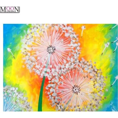 5D Diy Diamond Embroidery Dandelion flower Diamond Painting Mosaic PictureOf Rhinestones,Cross-stitch Full Square&Round Painting