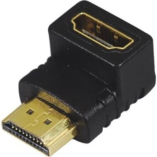 HDMI male to HDMI female angled adapter 90