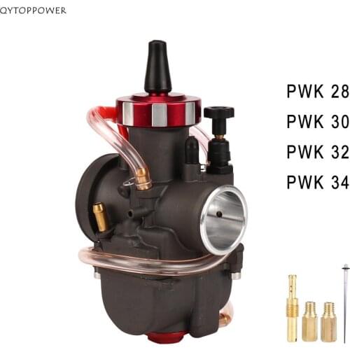 Motorcycle Black Carburetor 28 30 32 34mm Power Jet 4T For PWK PE Carburador 125cc 150cc 200cc 250cc 350cc Dirt Bike Carb