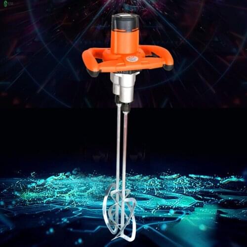 Double rail sand ash mixer 220V hand-held sand ash mixer, putty powder coating mixer, power tool