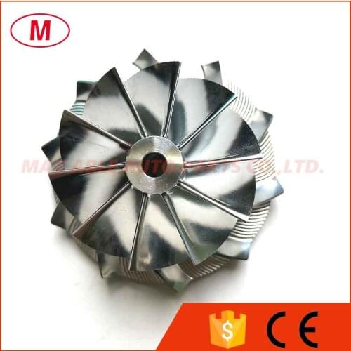 GT15-25 770240-0001U 44.50/60.40mm 10+0 blades High Performance Turbo Milling/Billet compressor wheel for N57D OL 777853-0011