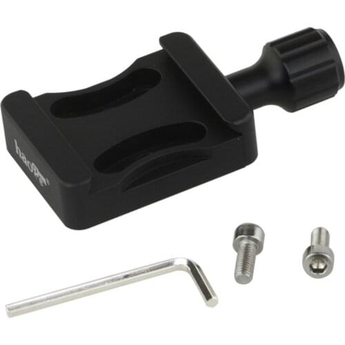 Haoge CP-20 Screw Knob Clamp Adapter Mount with Three Pairs of 20mm Holes for DIY Support System with Haoge Plates