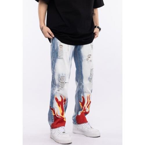iFitnaEU Ripped Jeans For Men