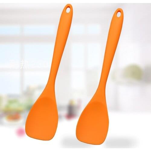 Red Food Grade Silicone Spatula High Temperature Spatula Rice Spoon Anti-scalding Rice Spoon Kitchen Utensils