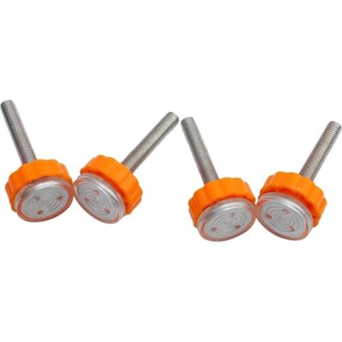 Steel Core Screw Bolt Nut Staircase Fence Fix Pets Baby Safety Sturdy Gate Bar Install Household Secure Accessory 4PCS Solid