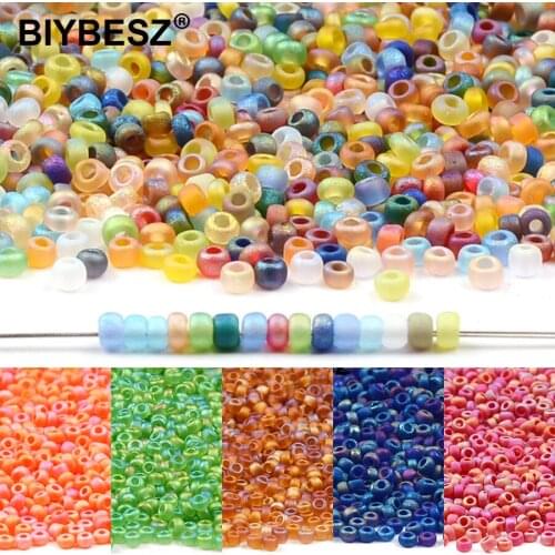 2mm Matte Charms Colorful Glass Beads Seedbeads Rondelle Czech Beads For DIY Jewelry Making Bracelet Necklace Earring Handicraf