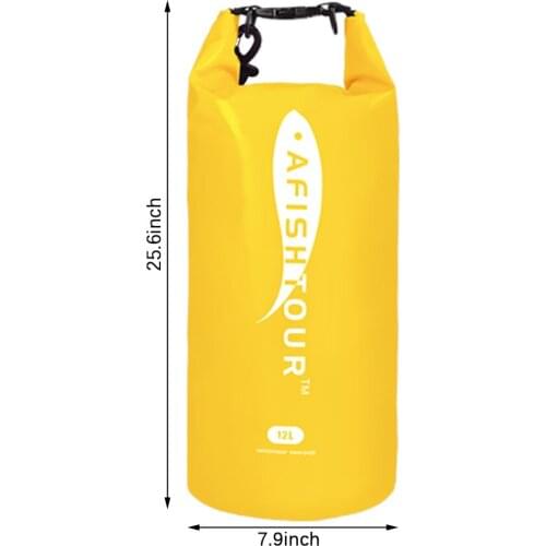 12L Swimming Bag Multifunction Waterproof Outdoor Sports Goods Drifting Upstream Drums Portable Beach Bag Phone Storage