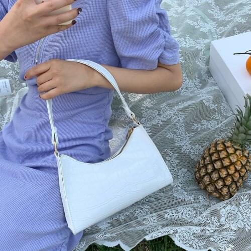 Fashion Exquisite Shopping Bag Retro Casual Women Totes Shoulder Bags Female Leather Solid Color Chain Handbag for Women 2020