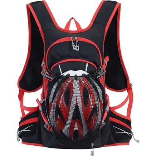 25L Mens Bike Cycling Bag Helmet Storage Climbing Running Sports Backpack Breathable Ultra-light Hiking Moisturizing Liner Bags