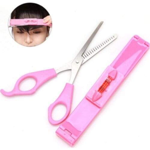 New 1 pcs New Women Girl Professional Hair Cutting Tool Clipper Comb Guide For Cute Hair Bang Level Ruler Hair Accessories