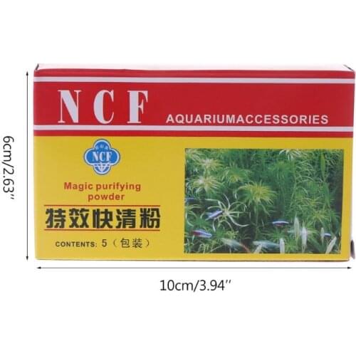 Aquarium Purifier Powder Water Cleaner Efficient Immune Bactericide Accessories G32A