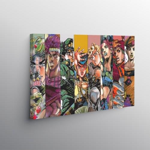 Bizarre Adventure Poster Wall Art Decoration prints Canvas for Dorm living room Home kids bedroom decor Painting