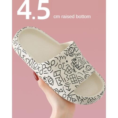 Doodle sandals Women Summer New 2021 Mens Sandals Coconut Slippers Word Sandals Slides Home Shoes Loafers Mens Shoes