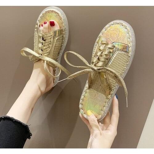 Women Sandals 2019 New Female Shoes Woman Summer Platform Shoes Comfortable Sandals Ladies Lace Up Flat Sandals Women Sandalias