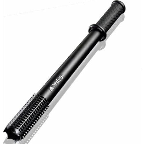 LED rechargeable mace strong light flashlight anti-wolf, self-defense, anti-riot patrol, security club, thorn stick flashlight