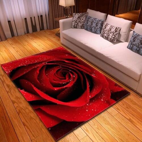 Modern Nordic 3D flower carpets home living room bedroom tatami rugs sofa bedside study area rug kitchen bathroom Antiskid mats