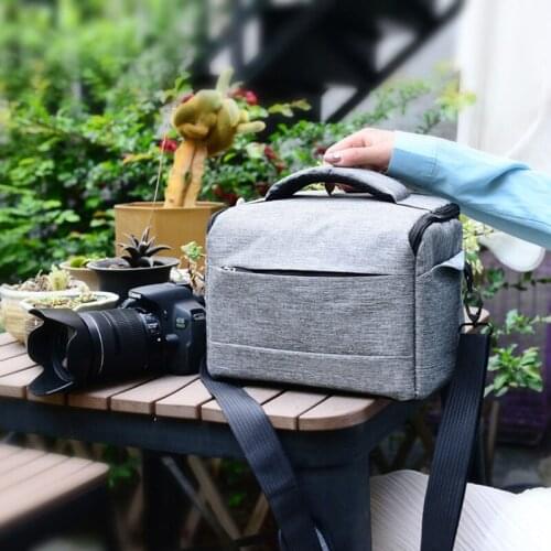 Roadfisher Photography Camera Bag Insert Case For DSLR SLR Canon 100D 200D 600D 650D 700D 750D 800D 60D 70D 80D 5D 7D Nikon Sony