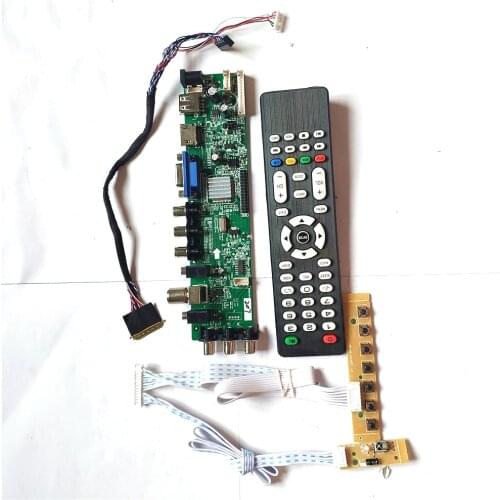 For CLAA156WA11A CLAA156WA15A universal 1366*768 LVDS 40PIN HDMI-Compatible VGA USB AV TV 3663 DVB LCD Controller board