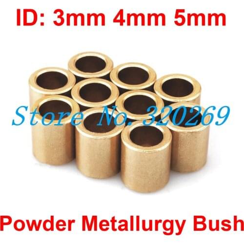 10PCS Copper Base Bushing Inner Diameter 4 5 3Mm Bearing Sleeve For Slide Block 3D Printer Accessories