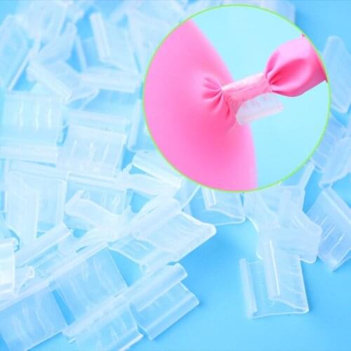 20/100PCS V Shape Balloons Sealing Clip latex Ballon Button Clips Wedding Birthday Christmas Party Decoration Festival Accessory