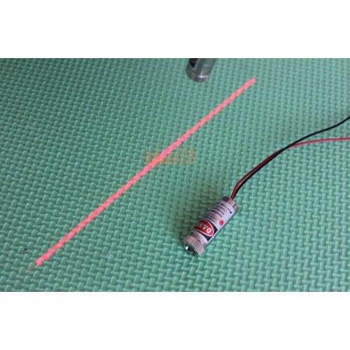 2x Industrial 650nm 5mW 5v Red Laser Line Cross Module Glass Lens Focusable