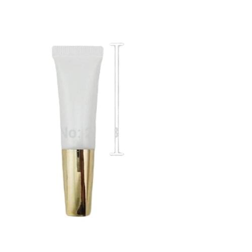 5ml soft or mildy wash or butter or handcream tube with gold lid can used for eye cream container