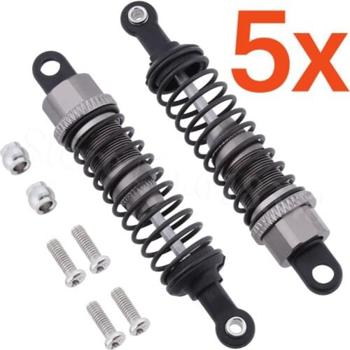 5 Pairs/lot OP 1/18 Elcetric Himoto E18XBL Parts Spino Buggy Aluminum Shock Absorber 2P AL. Alloy Upgrade M602