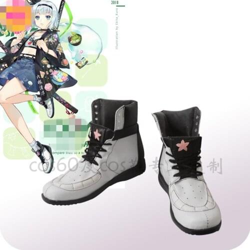 Anime Cosplay TouHou Project Youmu Konpaku Shoe Women Boots Cosplay Shoe Custom Made A