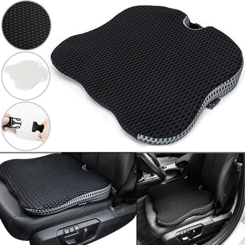 Car Wedge Seat Cushion for Car Driver Seat Office Chair Wheelchairs Memory Foam Seat Cushion-Orthopedic Support and Pain Relief