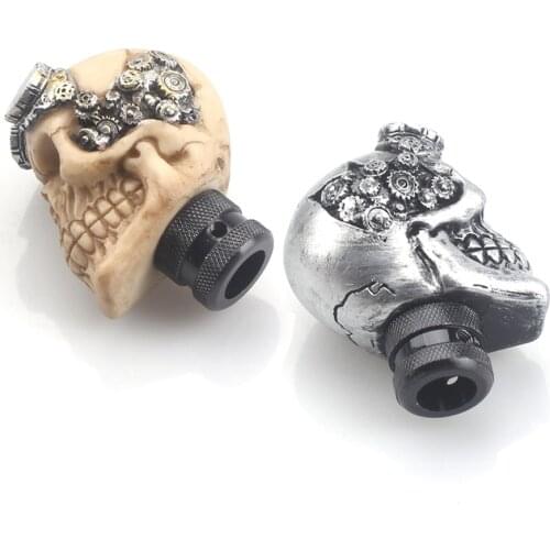 Car accessories decorative skull shift knob car manual shift lever shift lever knob shift knob