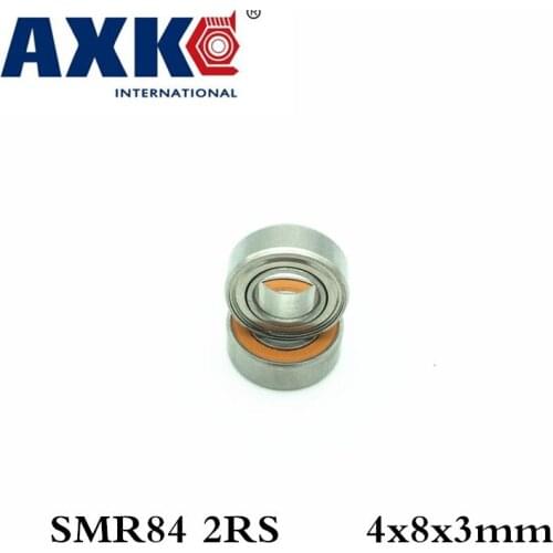 Axk 4pcs 4x8x3mm Stainless Steel Hybrid Ceramic Ball Bearing Smr84 2rs Cb Abec7 4x8x3