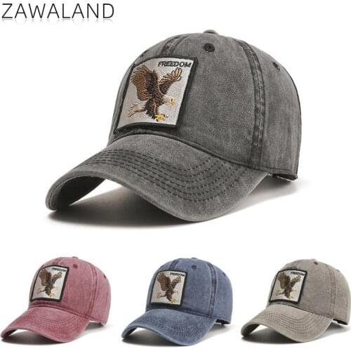 Zawaland Retro Eagle Embroidery Baseball Caps Men Women Fashion Casual Caps Adult Outdoor Sports Street Sun Protection Hats