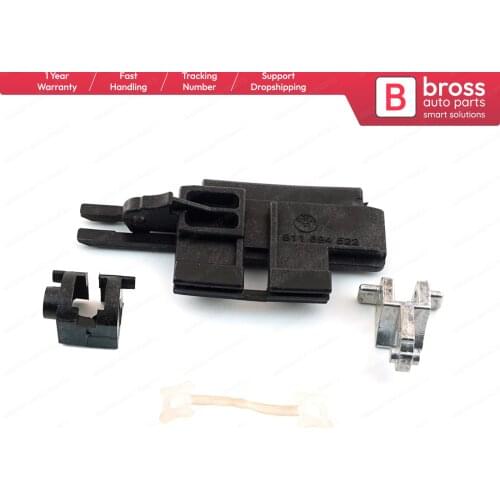 Bross Auto Parts BSR535 4 Pieces Sunroof Slider Guide Rail Set Right Side 811694522 for BMW E39 X5 E53 1999-2006 fast Shipment