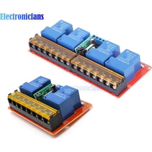 DC 5V/AC 100-250V 30A High and Low Level Trigger Control Relay Module with Isolation 2 Channel 4 Channel Relay Switch Board