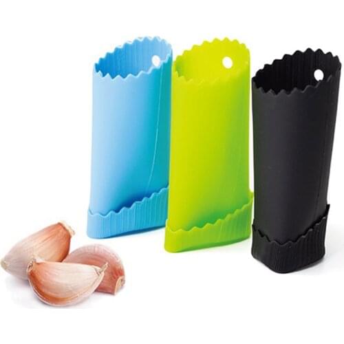 Eco-Friendly Silicone Garlic Peeler Easy Roller Peeling Tube Useful Kitchen Tool