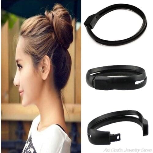 French Women Styling Hair DIY Tool Bun Clip Twist Maker Holder Hair Sticks F25 21 Dropshipping