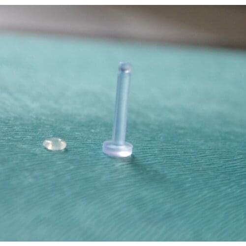 Flexible Lip Stud Labret Rings Fashion Body Piercing Jewelry Belly bar Tongue Retainer Hide 16G 14G