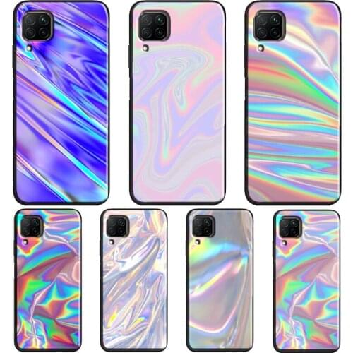 Holographic Iridescent Case For Huawei P30 Lite P40 P10 P20 Pro Mate 20 10 Lite Mate 30 Pro P Smart Z 2019 Coque