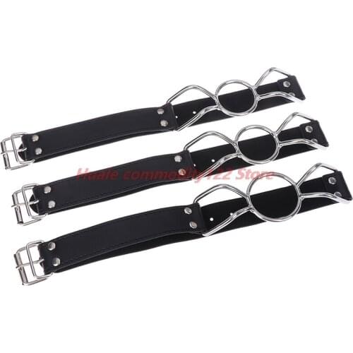 Hot New Leather Sex Toys Ring Gag Flirting For Couples Open Mouth With O-Ring Sex Bondage BDSM Adult Erotic Play Sex Toys