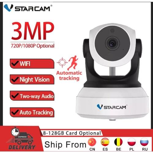 Vstarcam 3MP Wireless WiFi IP Camera Surveillance CCTV Camera 720P/1080P Security Camera IR Night Vision PTZ Baby Monitor Camera
