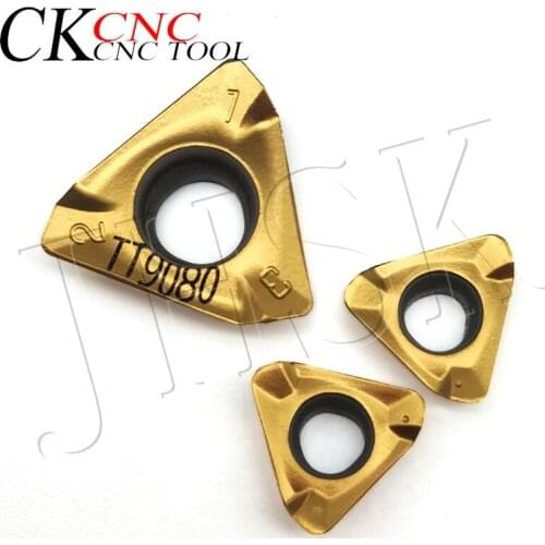 10pcs box 3PKT100408R 3PKT150508R M TT9080 CNC carbide inserts turning tool metal lathe tool quality Hard Alloy Tungsten Carbide