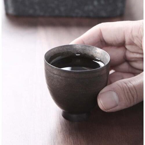 1pcs/3pcs Japanese Style Ceramic Coffee Cup Porcelain Personal Single Pottery Tea Cups Drinkware Wine Mug Water Mugs Wholesale