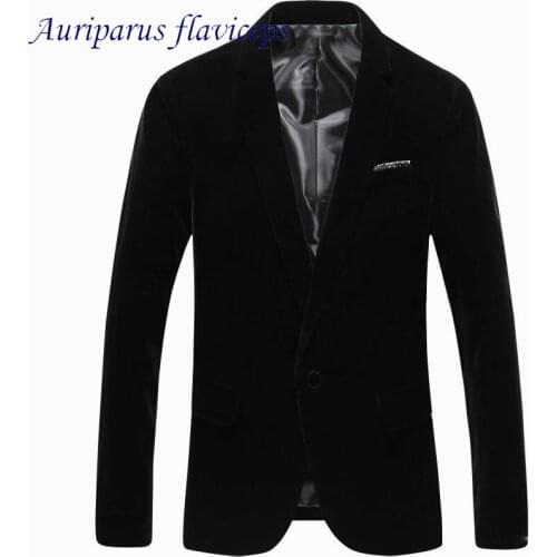 Auriparus flaviceps Men Velvet Blazer Slim Fit Coat Dinner Suit Jacket Smart Burgundy Jacket Custom Made Man Suit Tailor Suit