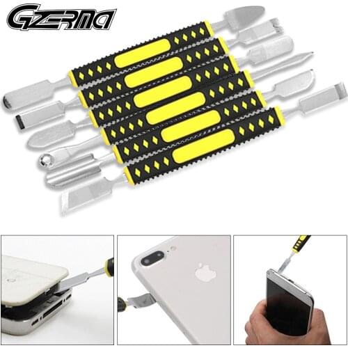 6pcs Dual Ends Stainless Steel Metal Spudger Kit Professional Pry Opening Repair Tool Sets for iPad iPhone Laptop Pry Opening