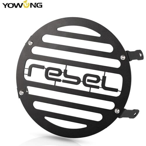 Stainless FOR HONDA CMX500 CMX300 2020-2021 REBEL500/300 2020 2021 Headlight Grille Guard Cover Head Light Lamp Protector