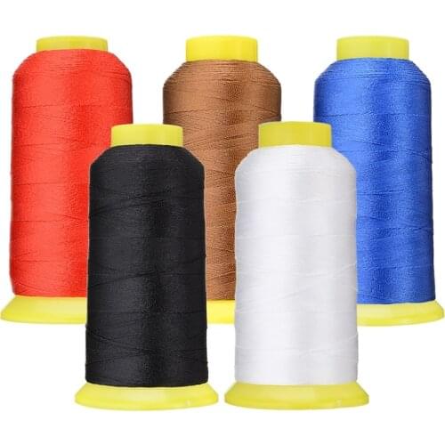 New 1 Roll Nylon Spool Silk Beading Thread String Cord Spool for Knitting Clothing Home Textiles 1300m 0.2mm Thickness 5 Colors