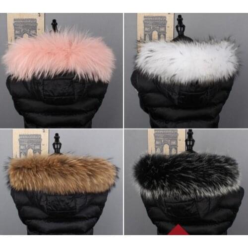 Autumn and winter womens genuine fur scarf ladys thicken thermal warm winter natural fur scarf big fur hooded collarTB022