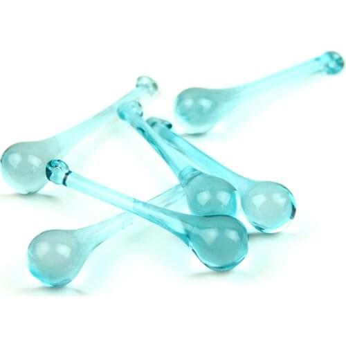 Transparent Clear 30*120mm Crystal Raindrop Pendants For Chandelier Lamp Decoration