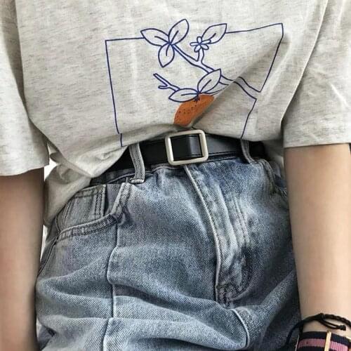 Fashion Women Belt Non-porous Square Buckle Jeans Black Belt Chic Luxury Brand Ladies Vintage Strap Female Waistband 2.3cm Width