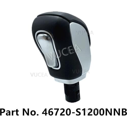 New Genuine A/T Leather Gear Shift Lever Knob 46720-S1200NNB 46720S1200NNB For Hyundai Santa fe 208 2019 2020